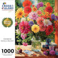 Garden Puzzle – Rainbow Dahlia Delight – 1000 Piece Jigsaw Puzzle