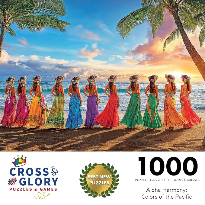 Pacific Jigsaw Puzzle – Aloha Harmony: Colors of The Pacific – 1000 Piece Jigsaw Puzzle
