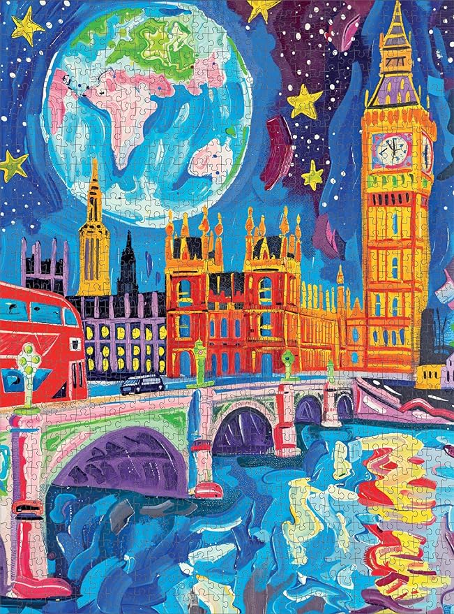 London Jigsaw Puzzle – Starry Night in London – 1000 Piece Jigsaw Puzzle