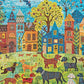 Dog Puzzle – Colorful Canines: A Dog Park Day – 1000 Piece Jigsaw Puzzle