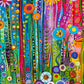 City Jigsaw Puzzle – Daisy Streets and Rainbow Skies – 1000 Piece Jigsaw Puzzle