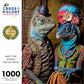 Alien Puzzle – Meet The Aliens: Kael and Narae – 1000 Piece Jigsaw Puzzle