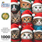 Cat Puzzle – Whisker Wonderland: Holiday Cats Edition – 1000 Piece Jigsaw Puzzle