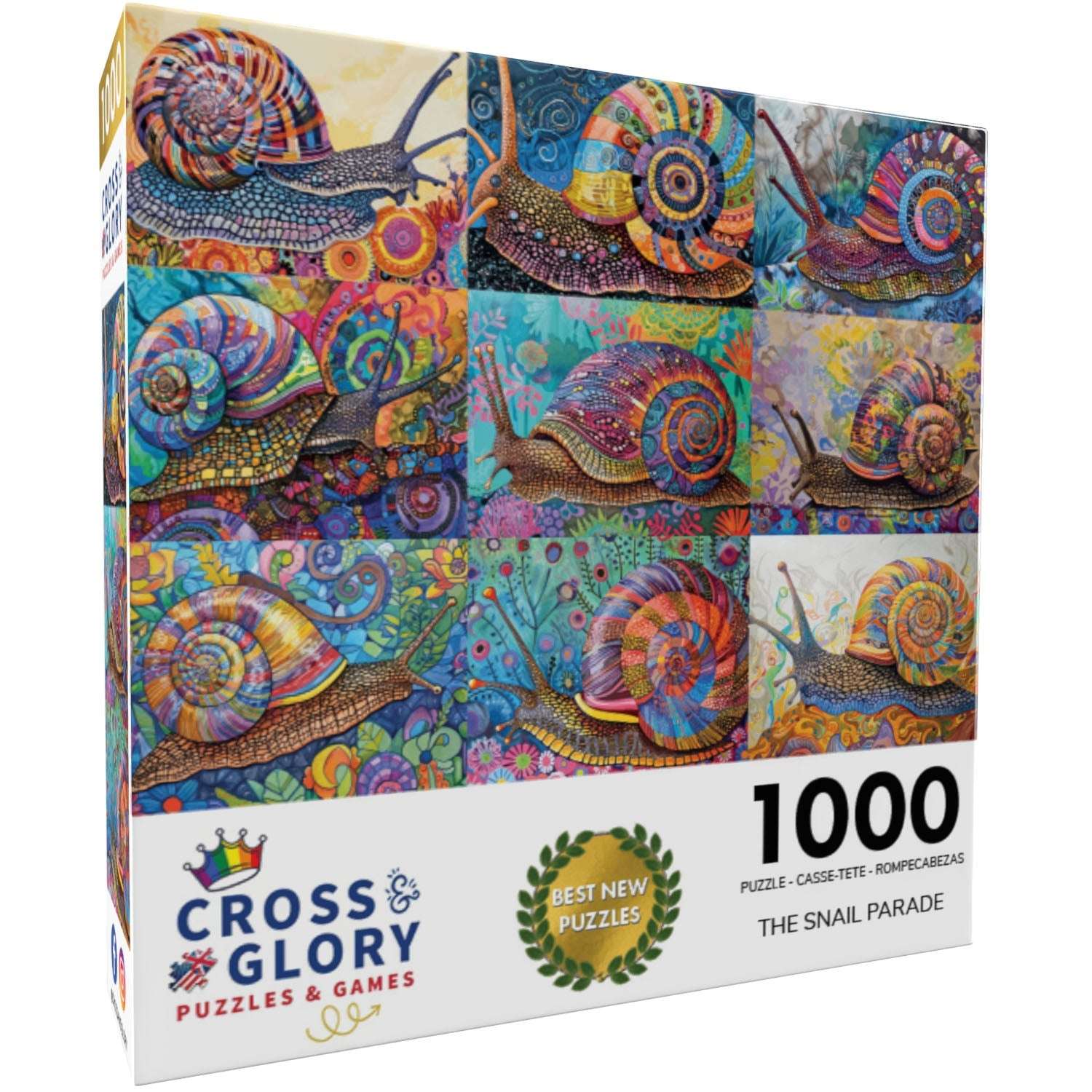 Snail Puzzle – The Snail Parade – 1000 Piece Jigsaw Puzzle