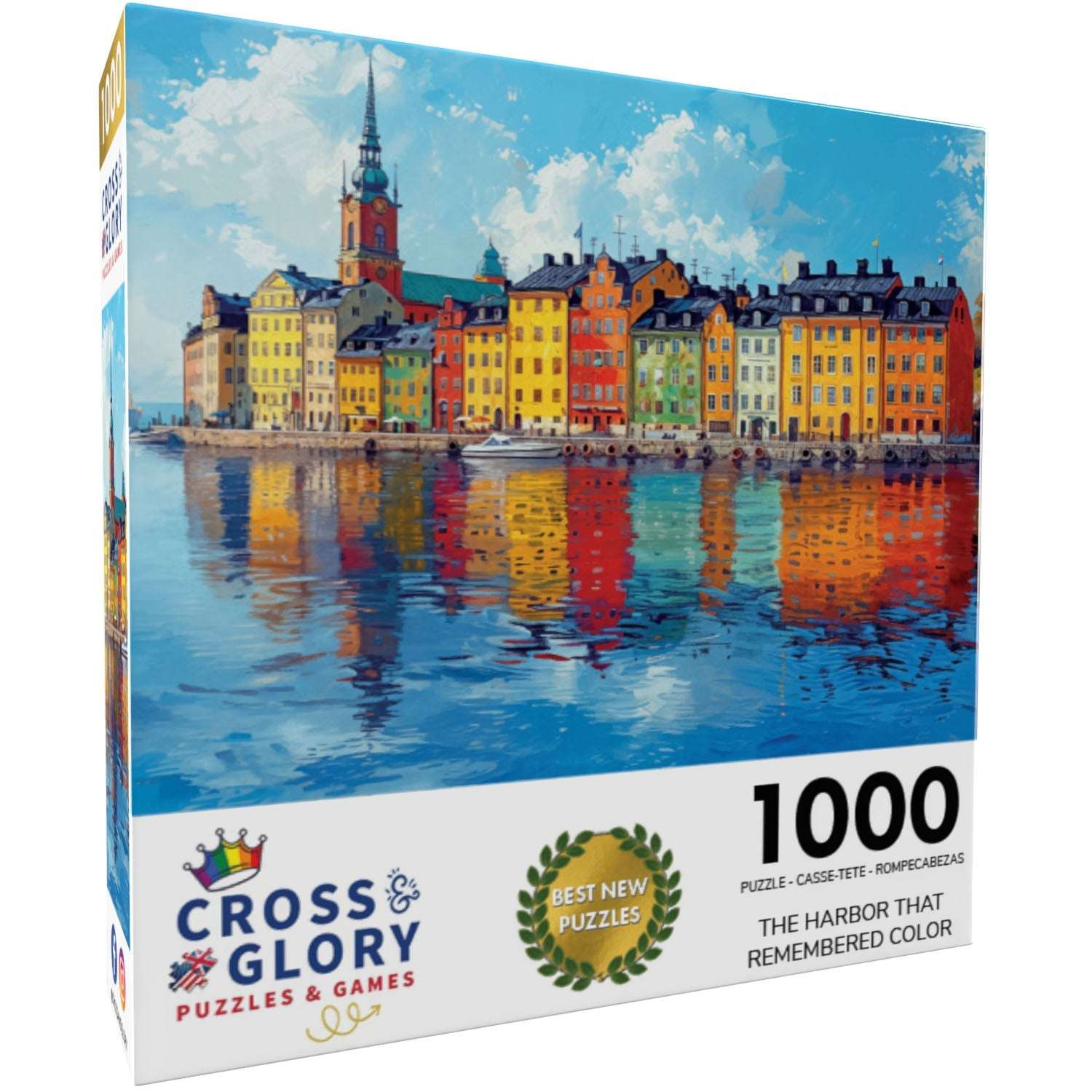 City Jigsaw Puzzle – The Harbor That Remembered Color – 1000 Piece Jigsaw Puzzle