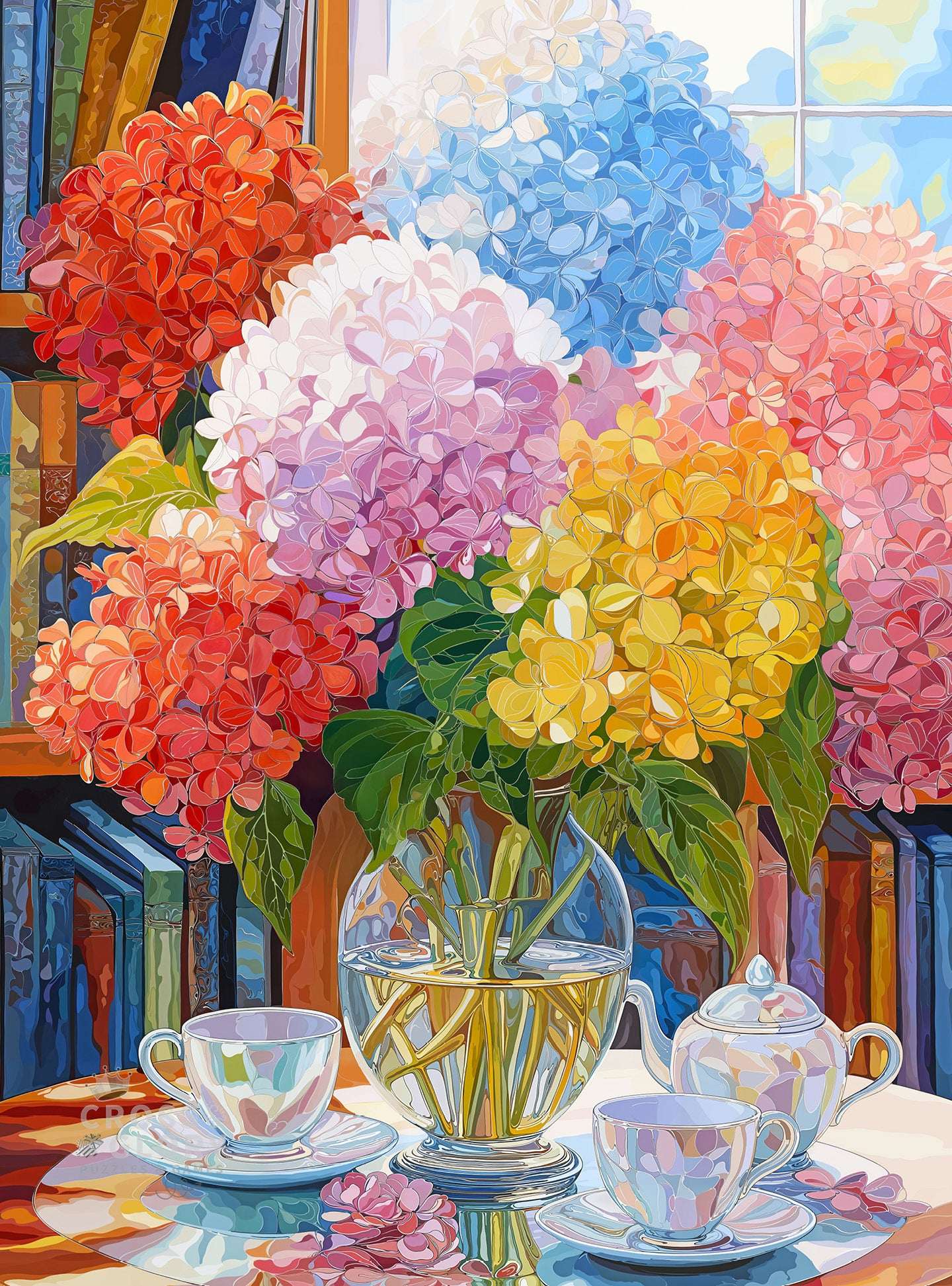 Abstract Puzzle – The Color of Calm – 1000 Piece Jigsaw Puzzle