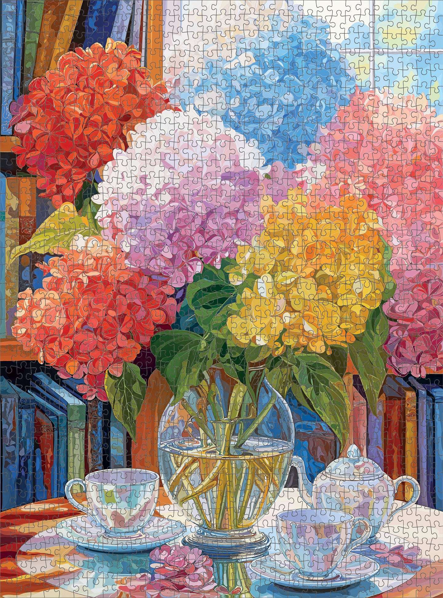 Abstract Puzzle – The Color of Calm – 1000 Piece Jigsaw Puzzle