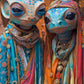 Alien Puzzle – Meet The Aliens: Luma & Kairo – 1000 Piece Jigsaw Puzzle