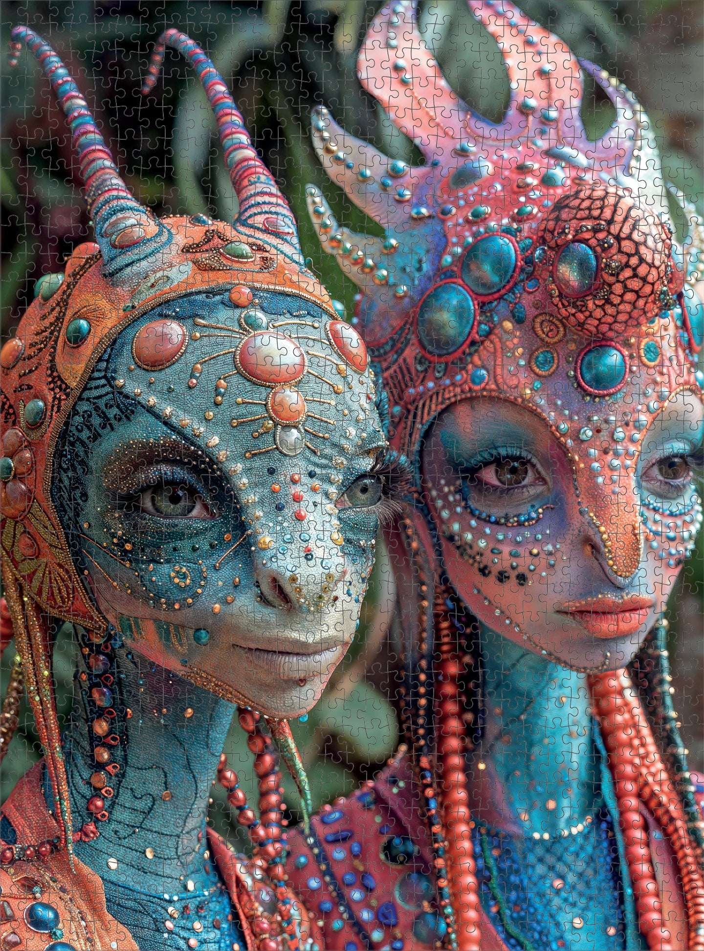 Alien Puzzle – Meet The Aliens: Seru & Lyra – 1000 Piece Jigsaw Puzzle