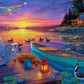 Coastal Puzzle – Sunset Bay – 1000 Piece Jigsaw Puzzle