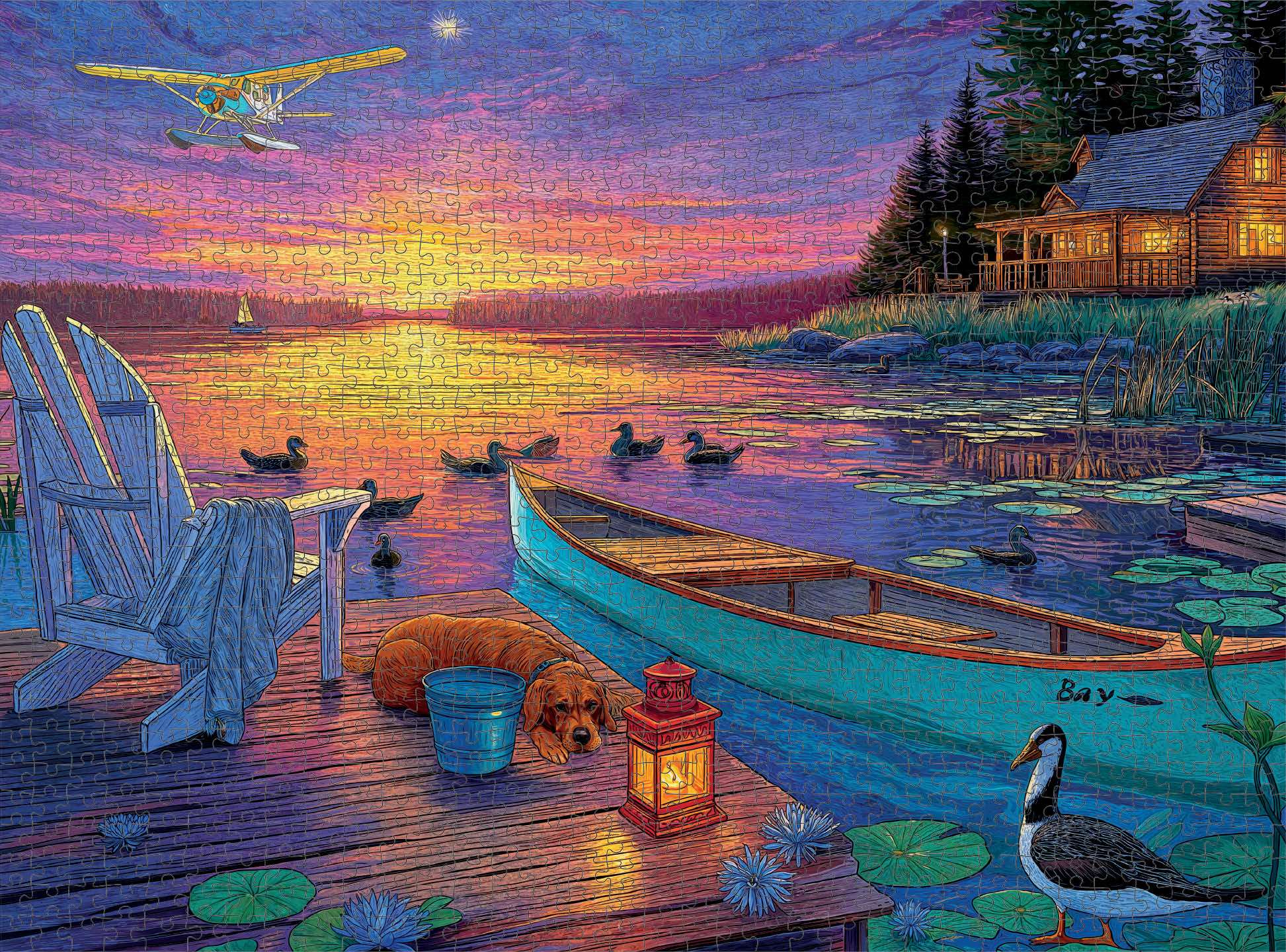 Coastal Puzzle – Sunset Bay – 1000 Piece Jigsaw Puzzle