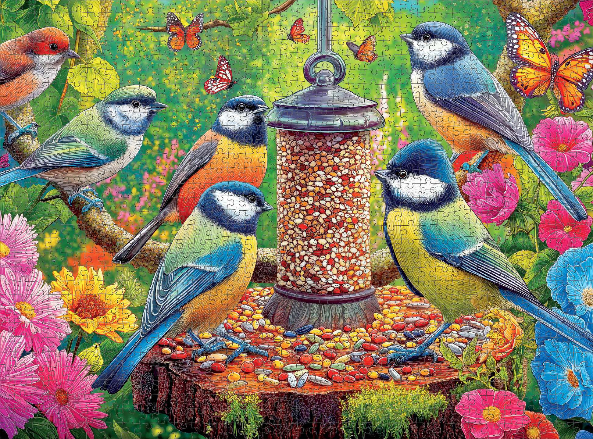 Bird Puzzle – Feathers at First Light – 1000 Piece Jigsaw Puzzle