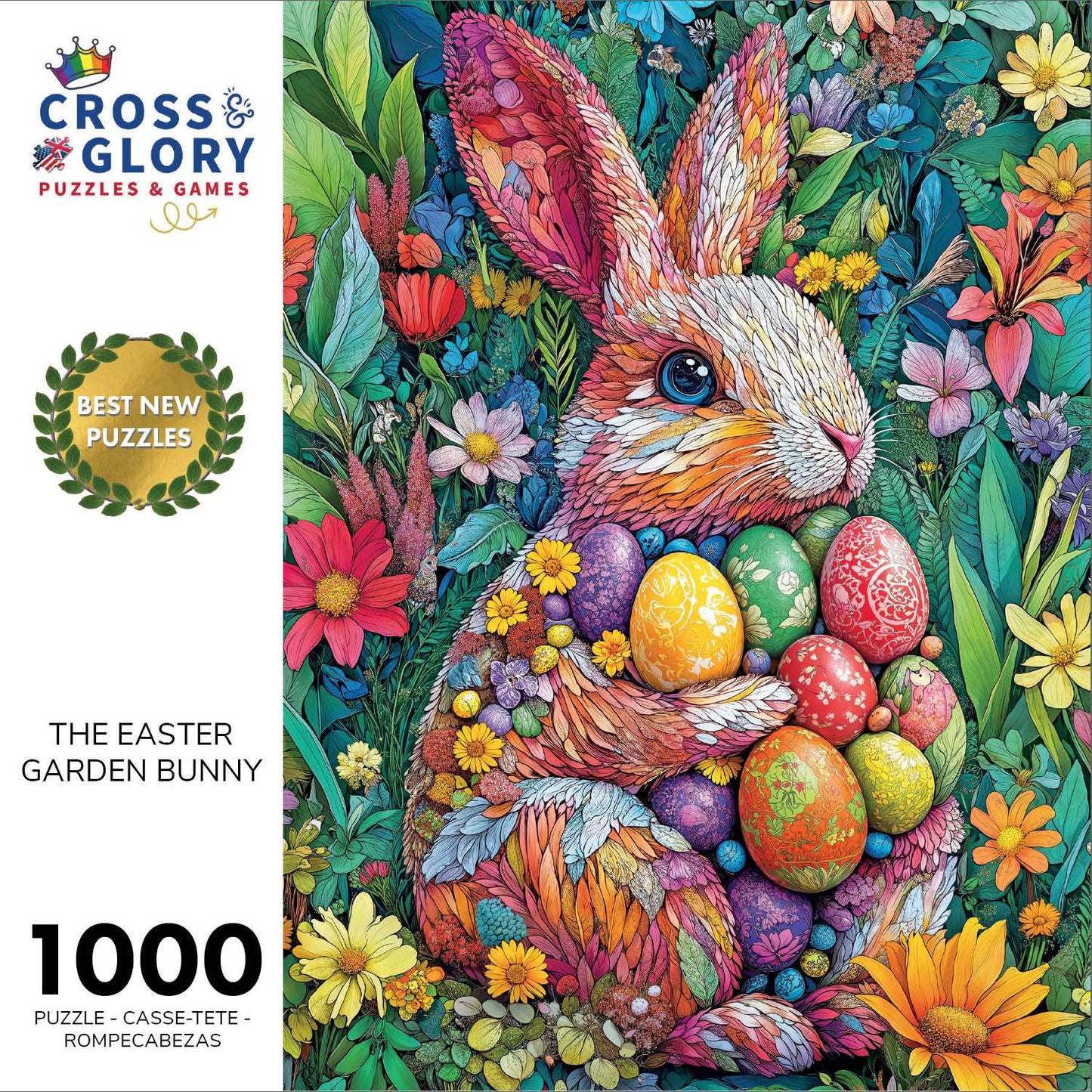 Bunny Puzzle – The Easter Garden Bunny – 1000 Piece Jigsaw Puzzle