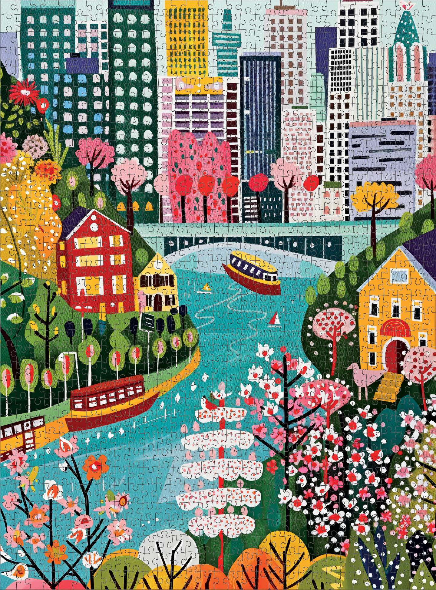Vancouver Jigsaw Puzzle – Vancouver Under Open Skies – 1000 Piece Jigsaw Puzzle