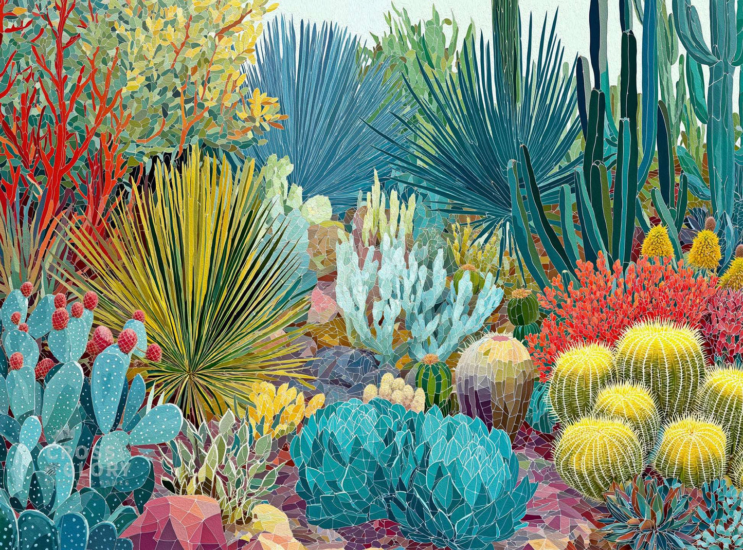 Art Puzzle – Color Without Water – 1000 Piece Jigsaw Puzzle