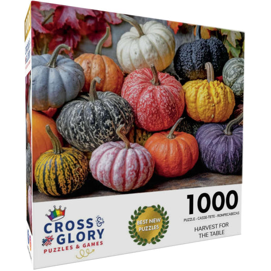 Fall Puzzle – Harvest for The Table – 1000 Piece Jigsaw Puzzle