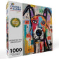 Dog Puzzle – Geometric Dog Dreamscape – 1000 Piece Jigsaw Puzzle featuring beautiful artwork with a satin finish, premium quality, dust free, eco-friendly, perfect 1000 piece jigsaw puzzles for adults.